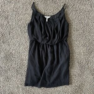 BCBGeneration Chiffon Inset Cami Dress Black size L